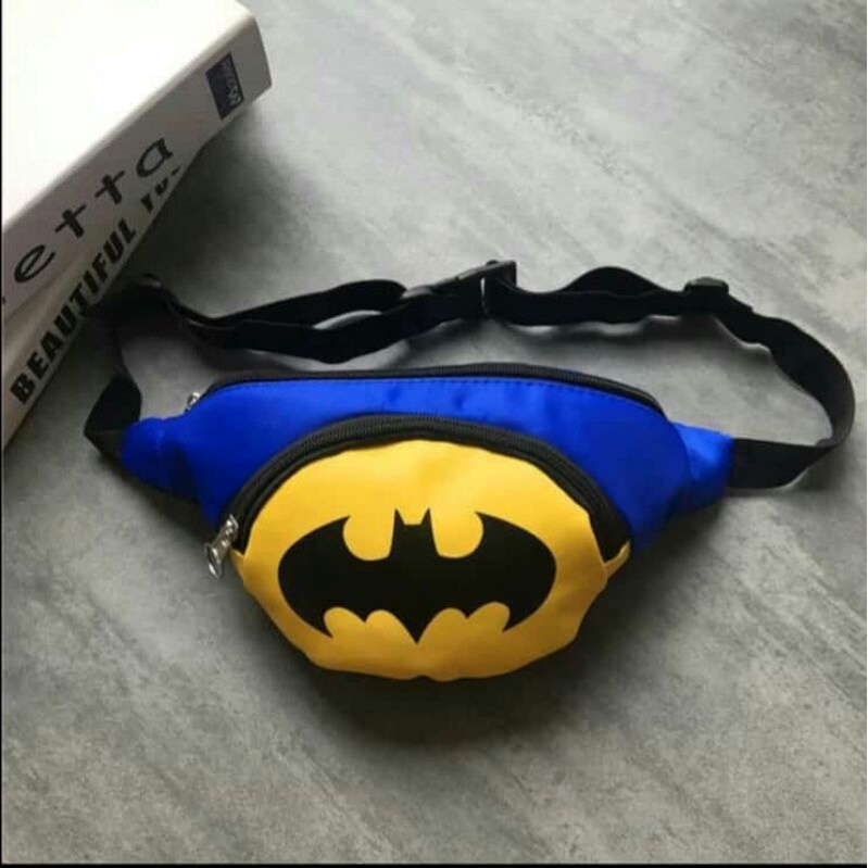 tas selempang anak karakter super hero waistbag anak tas bahu anak laki laki tas pinggang anak laki usia 2-10 tahun