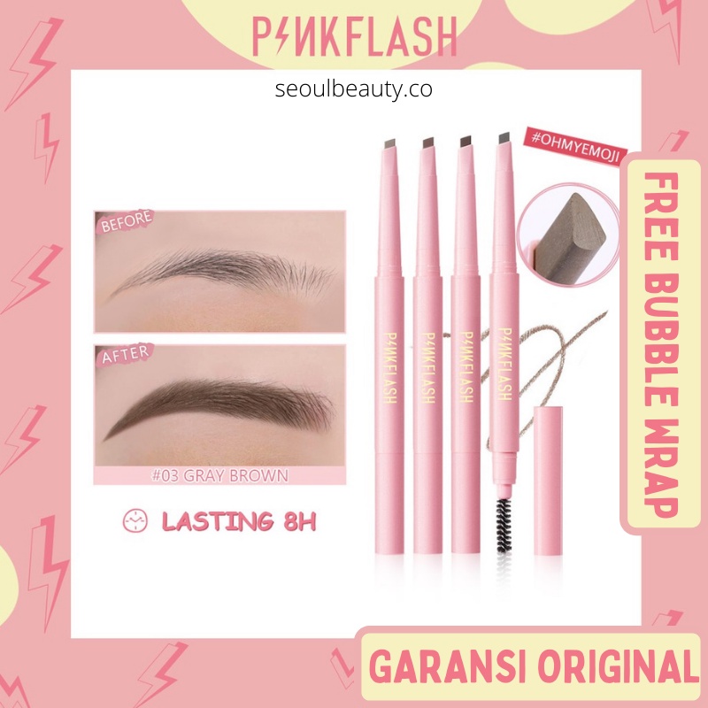 Pinkflash EYEBROW Auto Pen OhMyEmoji with brush