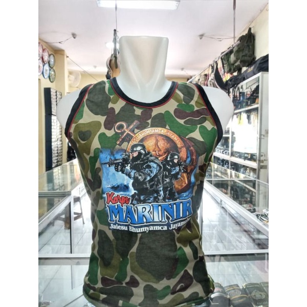 kaos singlet marinir dewasa | kaos singlet Marinir KKO | singlet loreng marinir | singlet tentara | 