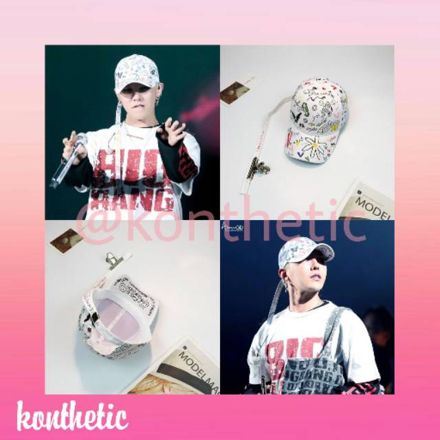 BIGBANG GDRAGON GD PEACEMINUSONE CAP GRAFFITI