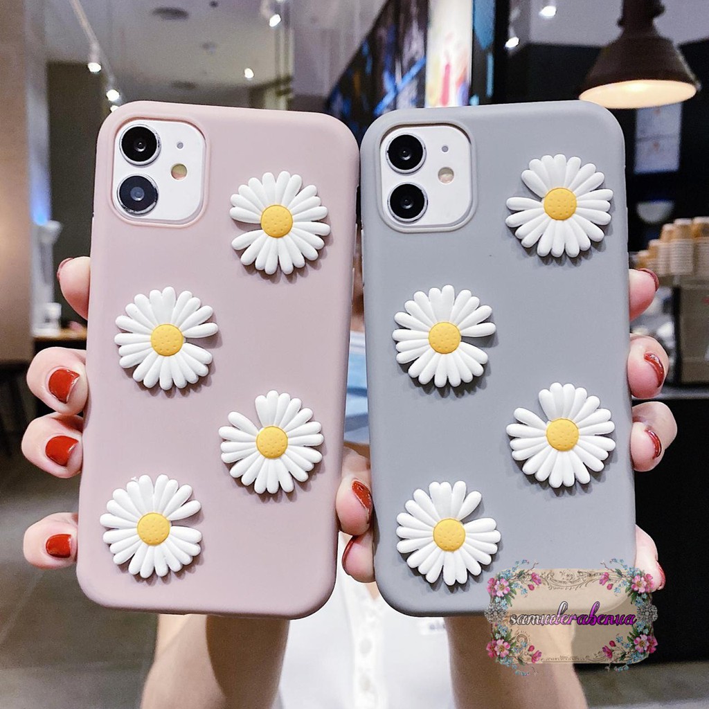 SOFTCASE BUNGA TIMBUL VIVO Y11 Y12 Y15 Y17 Y19 U3 Y51 2020 Y21 Y53 Y55 Y65 Y69 V5 V5S LITE SB335