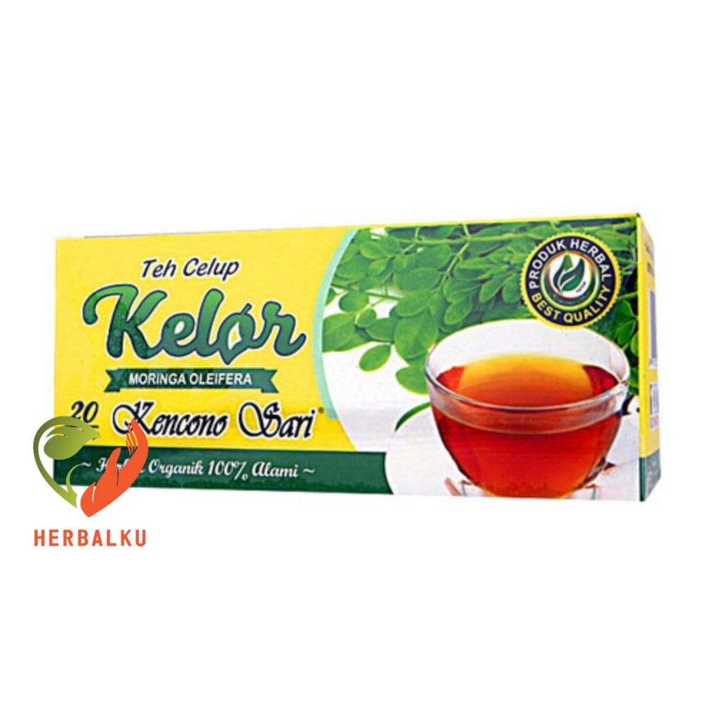 

Teh Celup Daun Kelor Kencono Sari | Moringa Oleifera Herbal Organik 100% alami