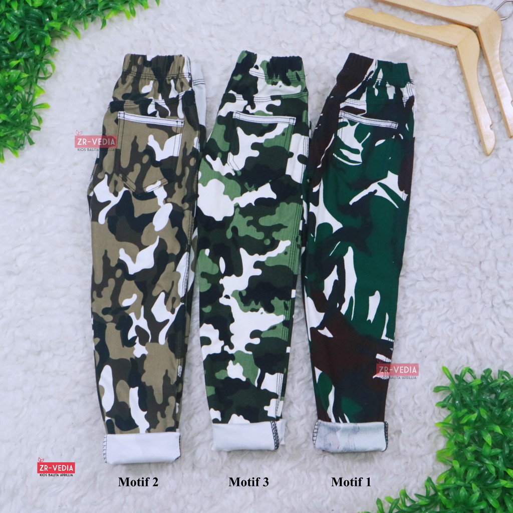 ABRI Kantong Jeans Jegging Anak Size 1-2 Tahun / Laki Perempuan Celana Panjang Army Anak Legging