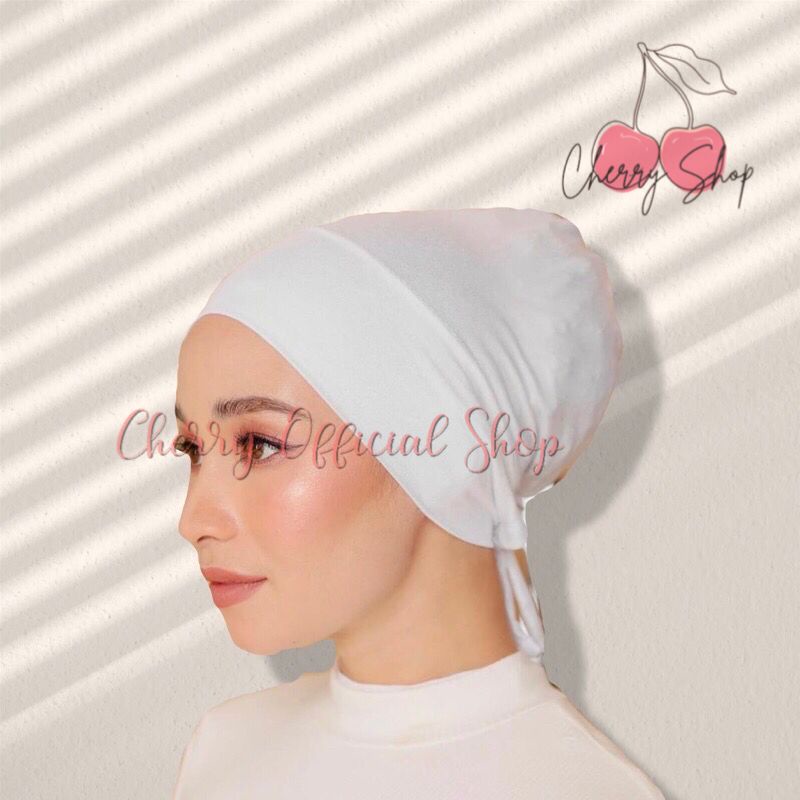 CIPUT TALI BELAKANG TURKI POLOS PREMIUM / DALAMAN HIJAB CEPOL TURKEY / INNER BASIC KAOS POLOS / CIPU