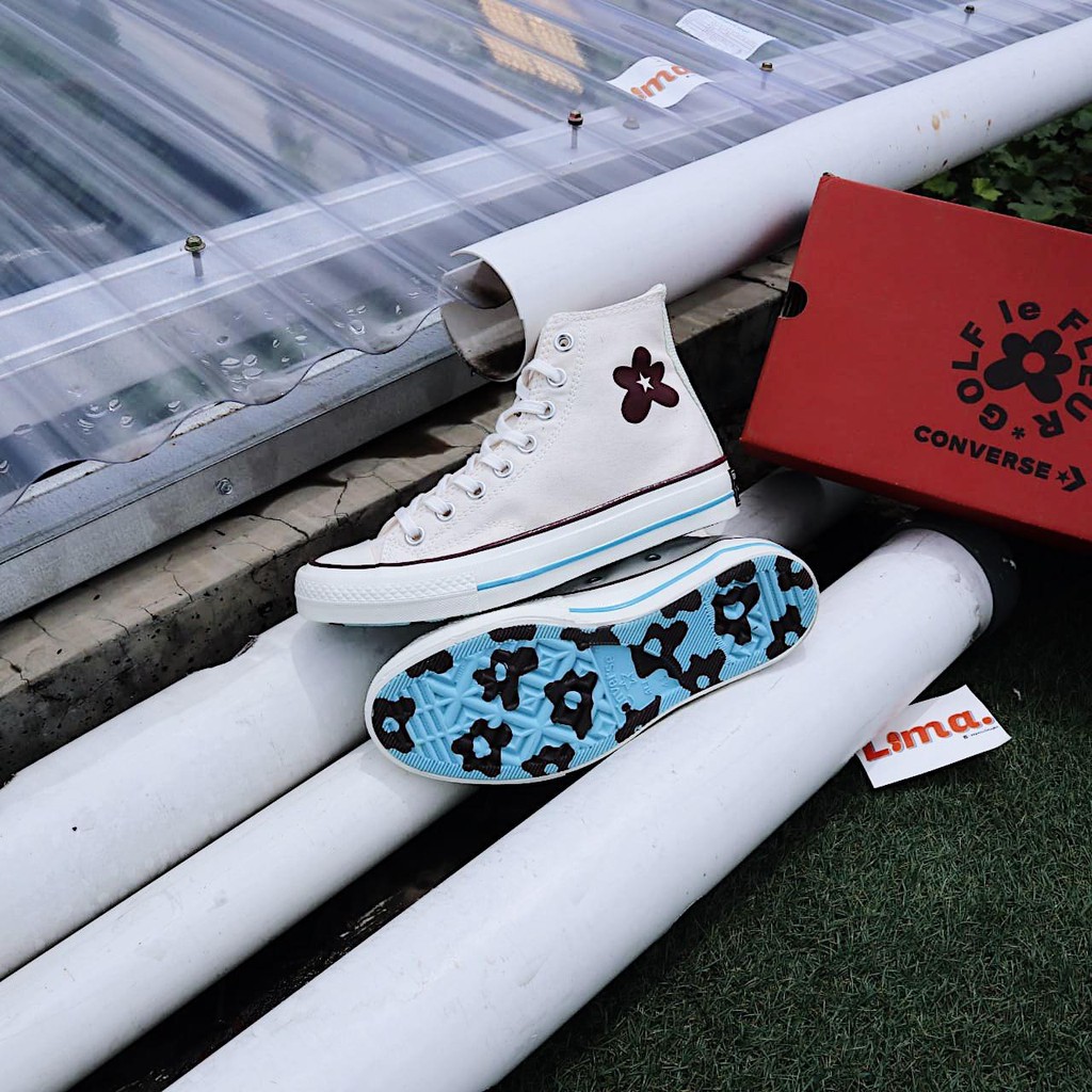 ( BISA COD ) SEPATU CONVERSE HIGH X GOLF LE FLEUR