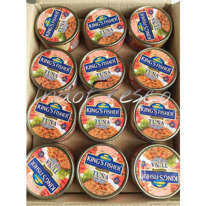 

King's Fisher Tuna Hot Spicy- Tuna Kaleng 170g- 1Dus KHUSUS GOSEND ---Termurah---