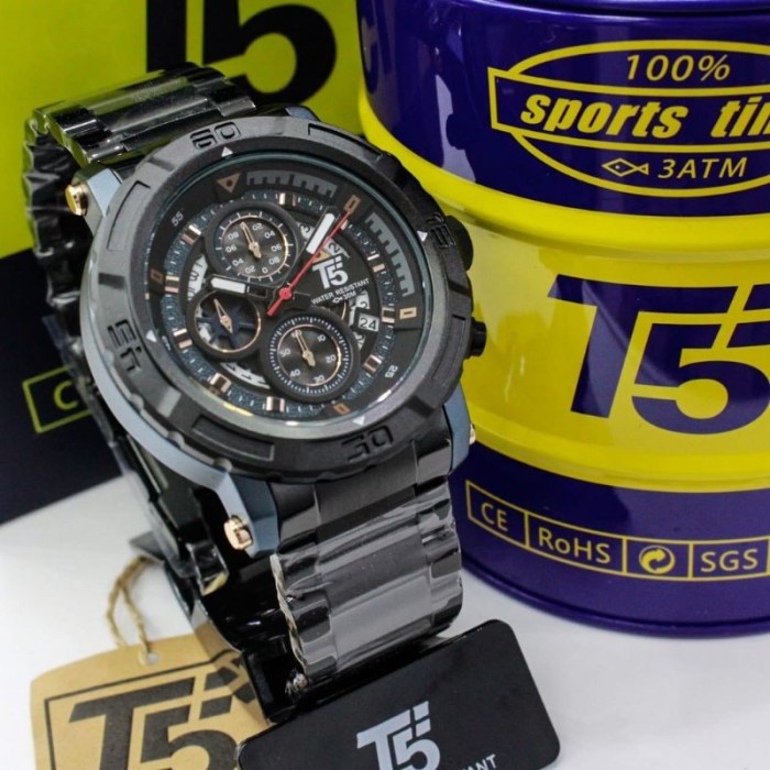 Jam Tangan Pria T5 H3814  T5 H 3814 original bergaransi free tin box