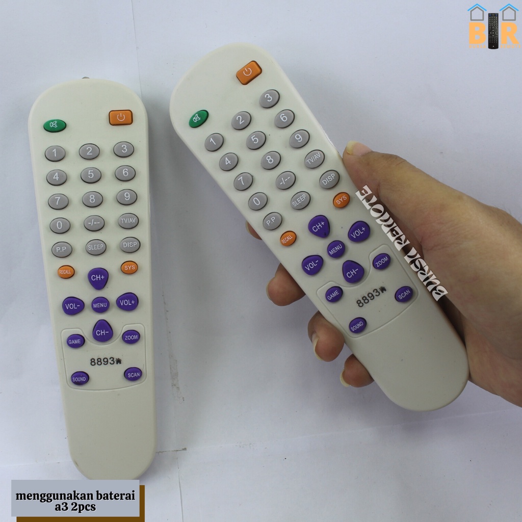 Remote TV TABUNG ICHIKO China 8893 - ecer dan grosir