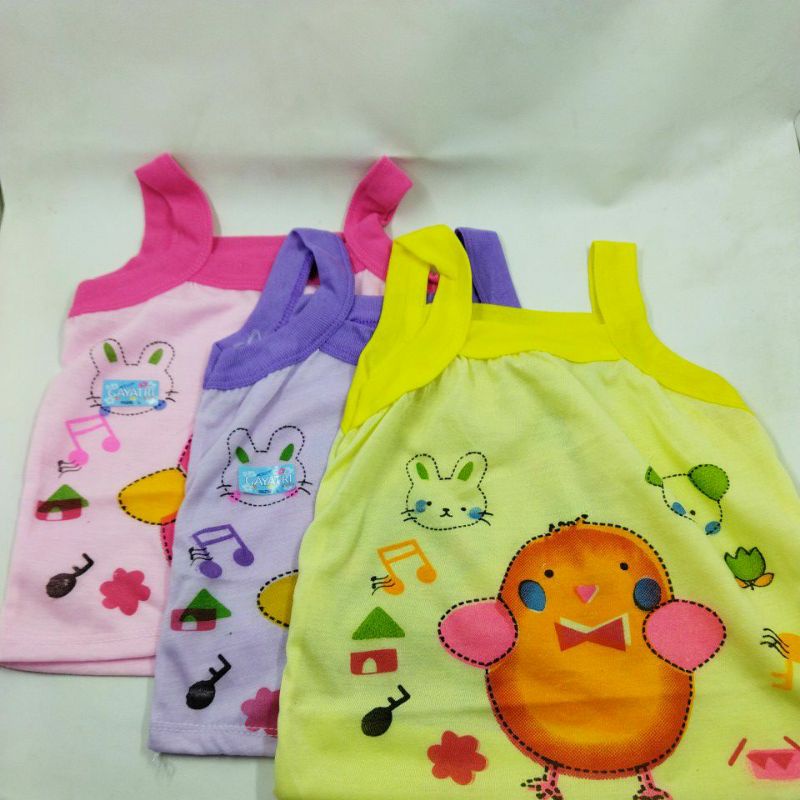 Kaos Singlet Anak 2-3 Tahun Size L Karakter CHICK-ALEXA