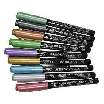 

[Promo] Kuretake Zig Fudebiyori Metallic Brush Pen Murah