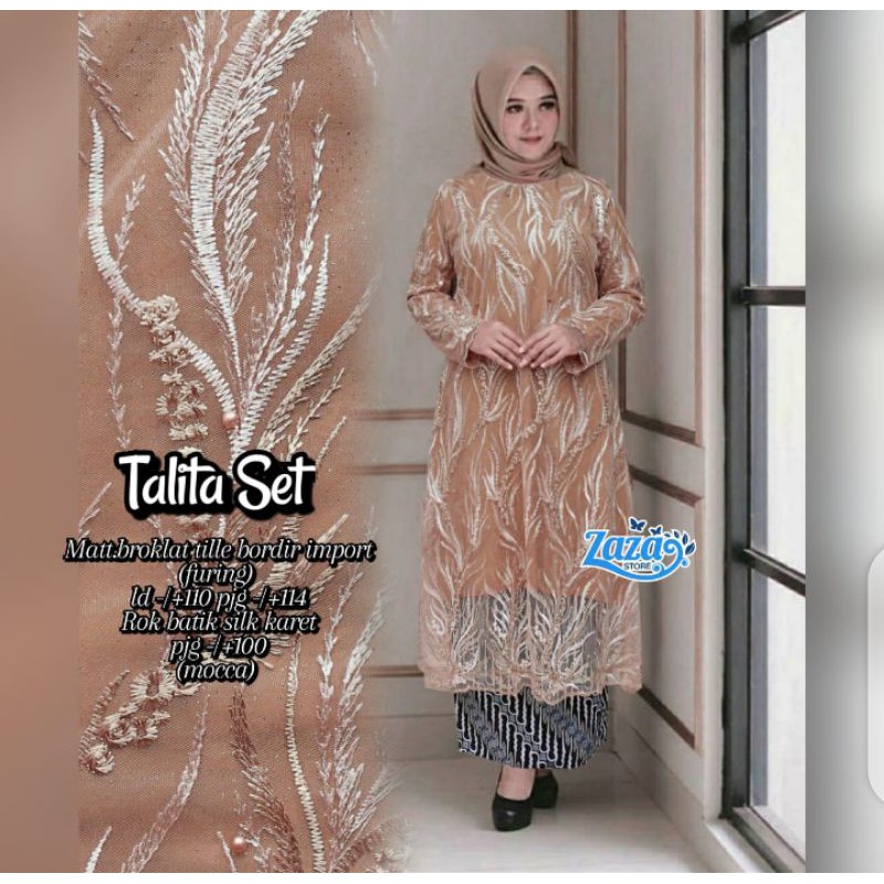 Kebaya set kebaya brukat set brukat tile kebaya modern kebaya tile premium Thalita Set by Zaza