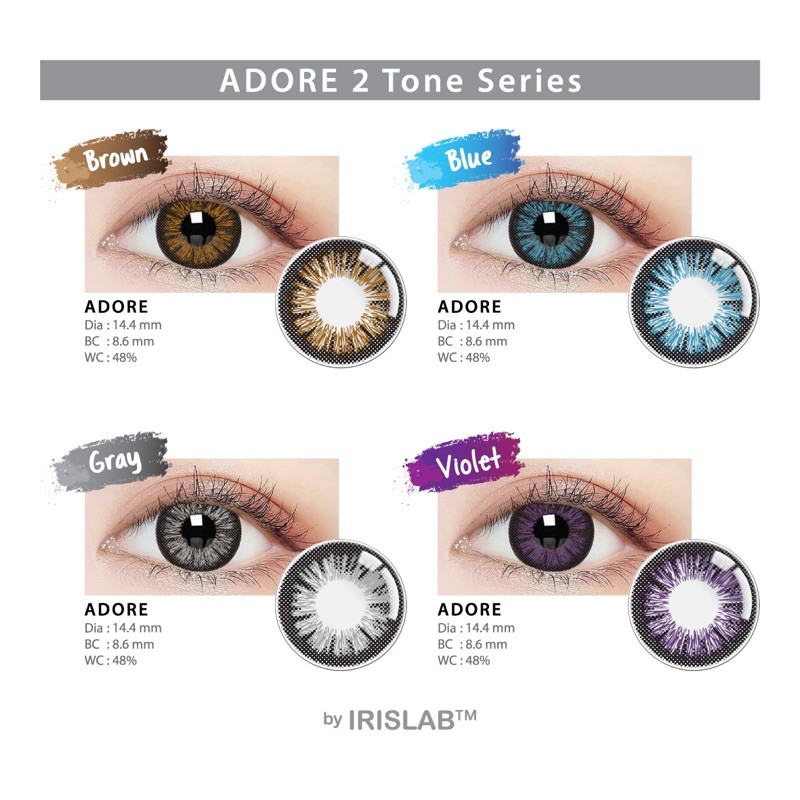 Softlens adore by living color / softlens korea