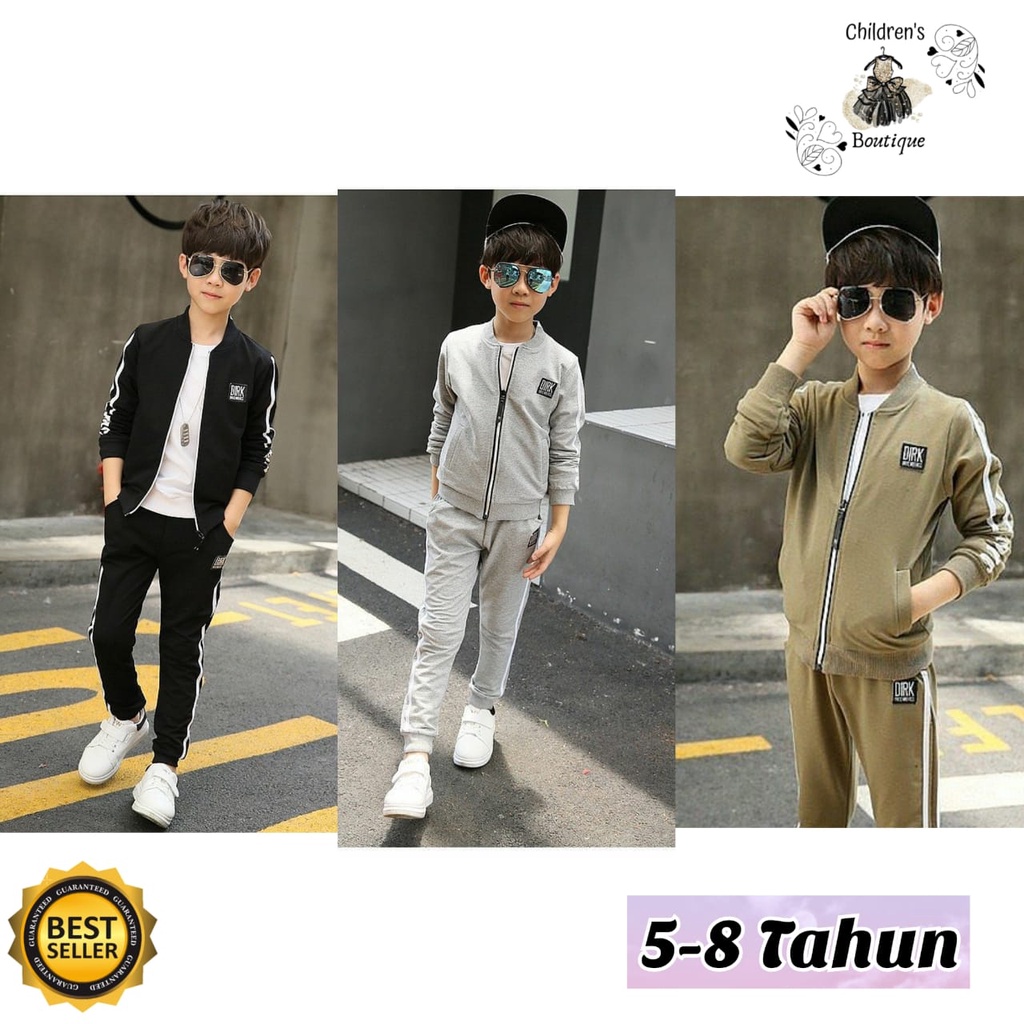 Setelan Jaket Anak Laki Laki Import Usia 5-9 Tahun Setelan Jaket Anak Cowok