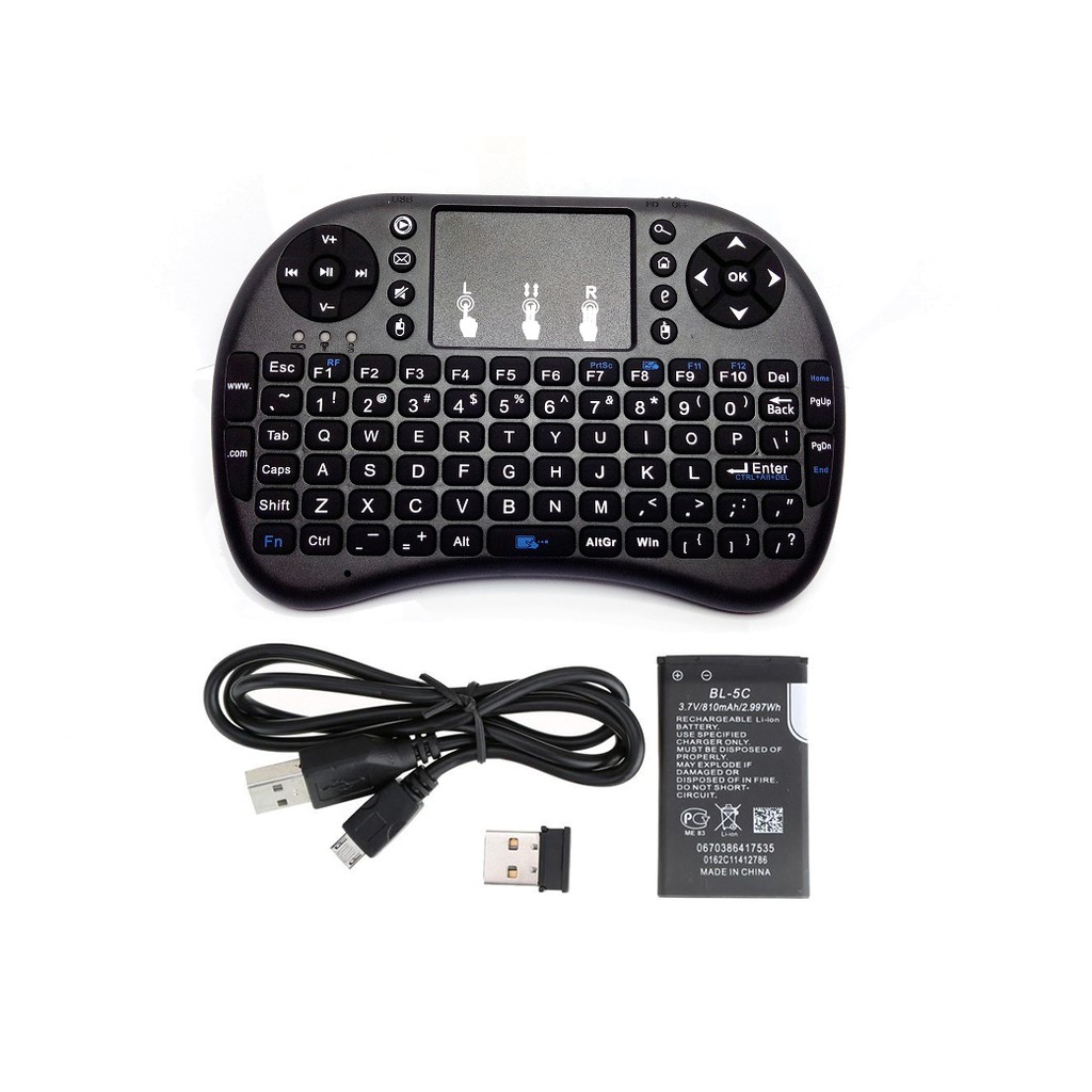 Mini Keyboard i8 Lithium 1020mAh Wireless Touchpad