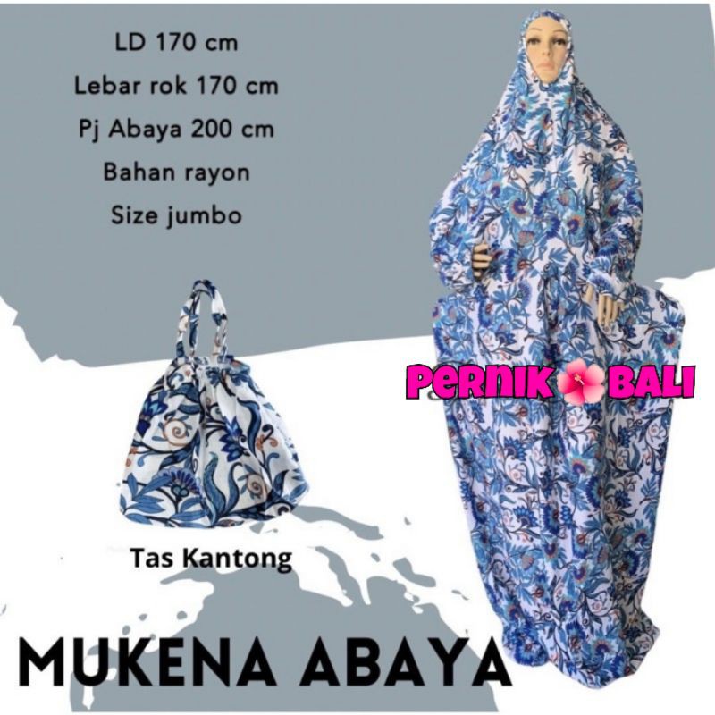 Mukena Abaya JUMBO Rayon PernikBali
