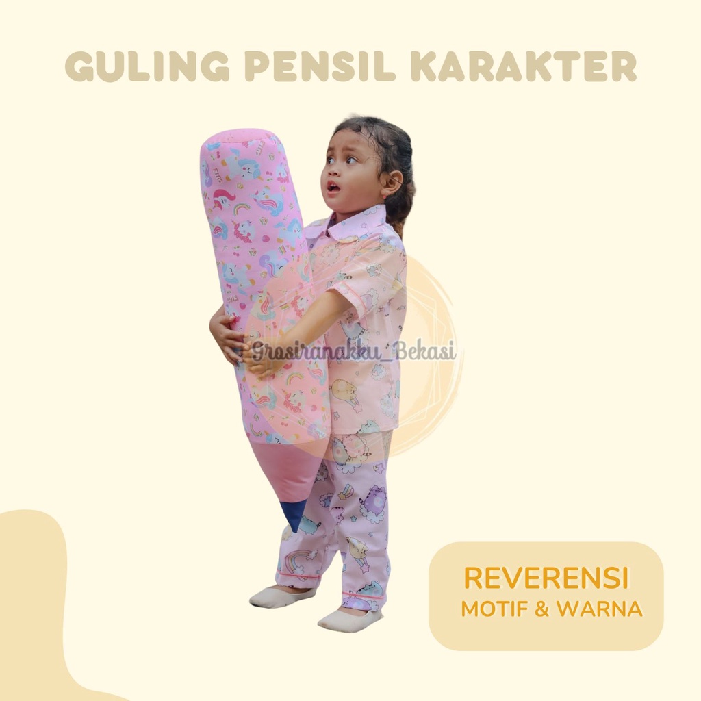 Guling Pensil Anak Karakter Murah