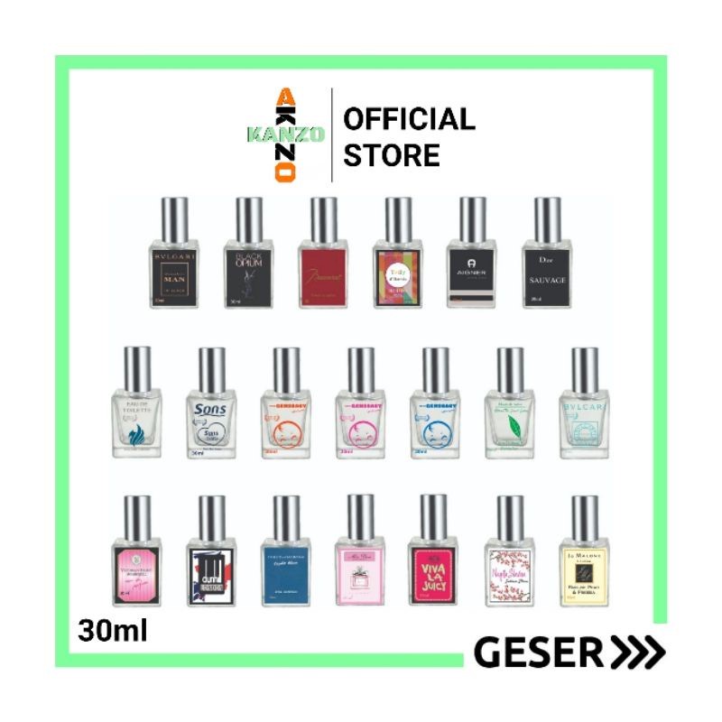 Kanzo - [BPOM] Parfum Nagita Slav 30ml / Parfum Baccarat 30ml Unisex / Parfum Pria &amp; Wanita Wangi Tahan Lama