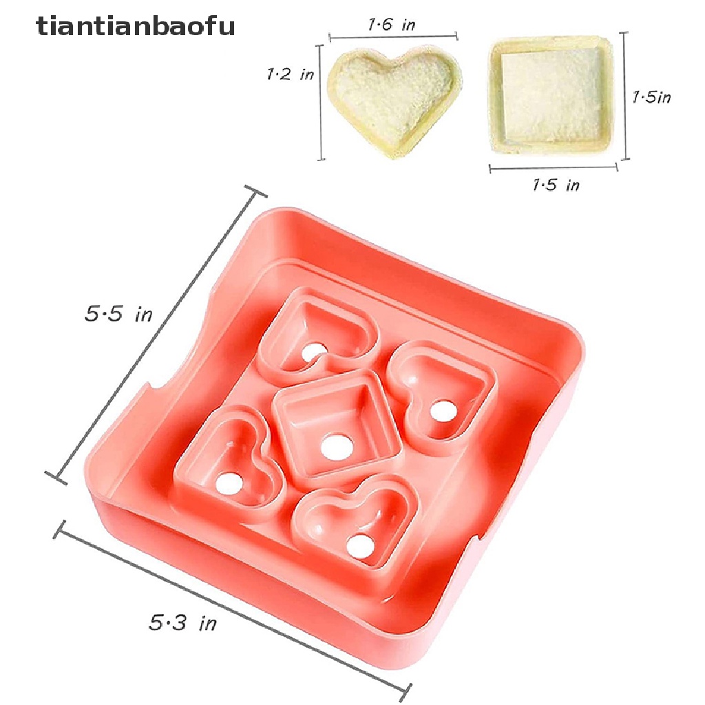 Cetakan Roti Biskuit Kue Sandwich Model Timbul Untuk Aksesoris Butik