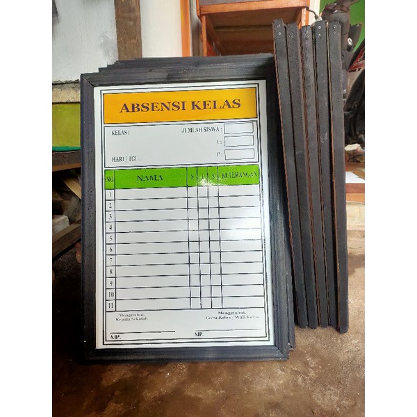 

Papan data Absensi