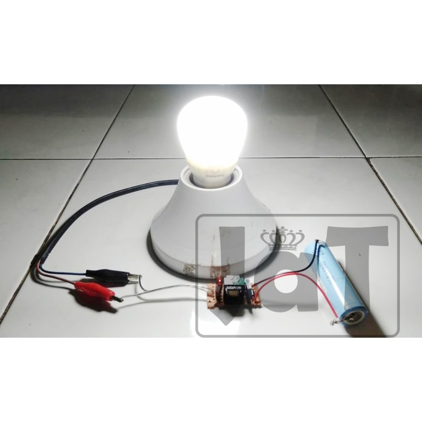 kit jt joule thief mini inverter DC to AC 3,7v to 220v LED berdriver