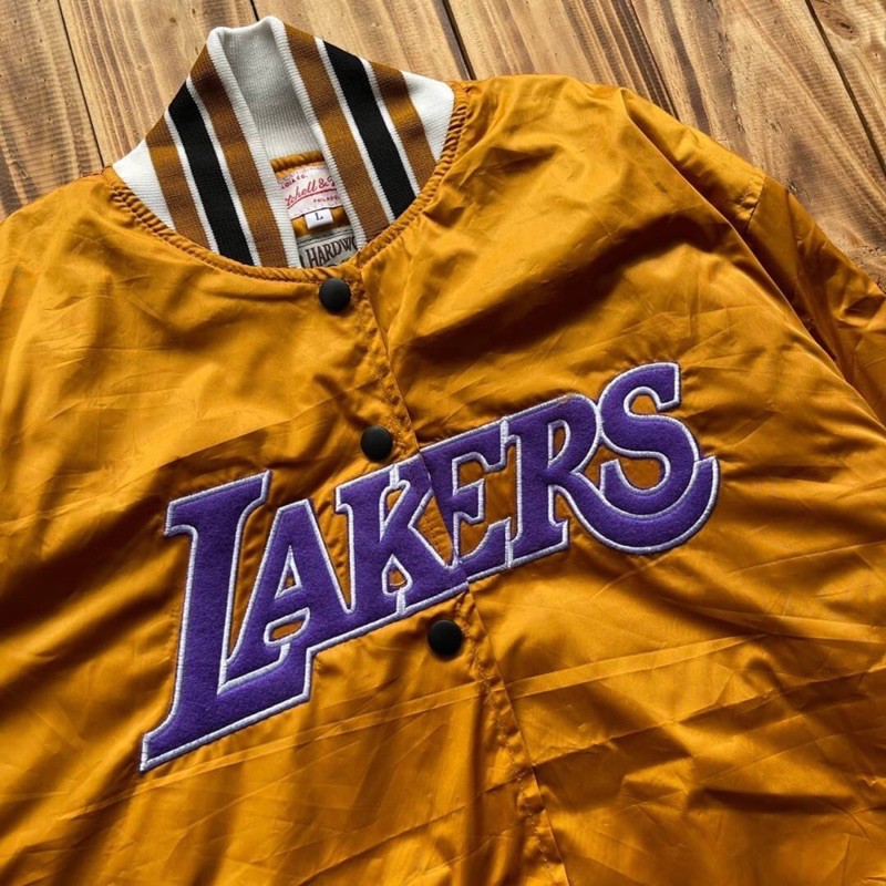 VARSITY JAKET |JAKET VARSITY LAKERS NBA 1:1 MIROR ORIGINAL FULLTAG ~ BISA COD