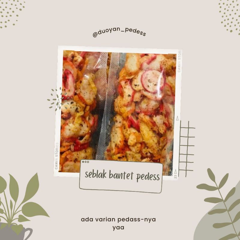 

seblak bantet pedess