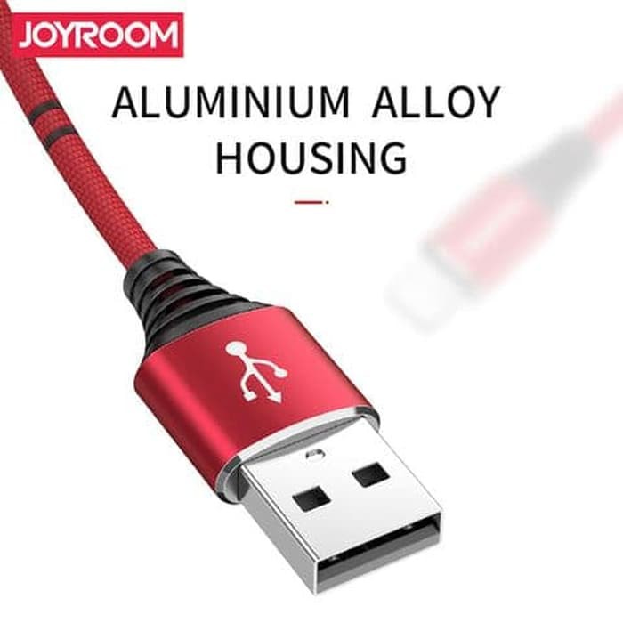 Joyroom Cable aple lighting 25cm amour series Red S-L316