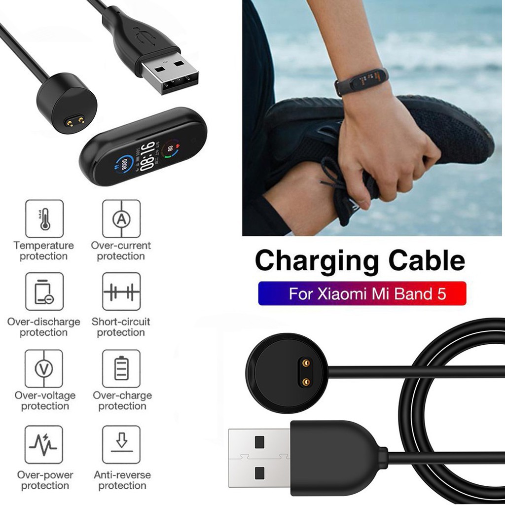 Kabel USB Charger Xiaomi Mi Band 6 5 4 3 2 & Smartband Bracellet M6 M5 M4 M3 M2 OASE-1