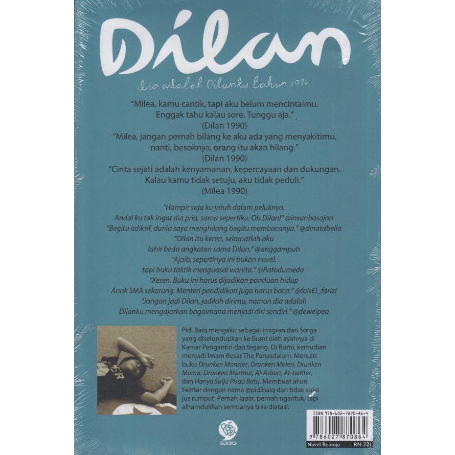 Sinopsis Novel Dilan Dia Adalah Dilanku Tahun 1990 - Berbagai Tahun