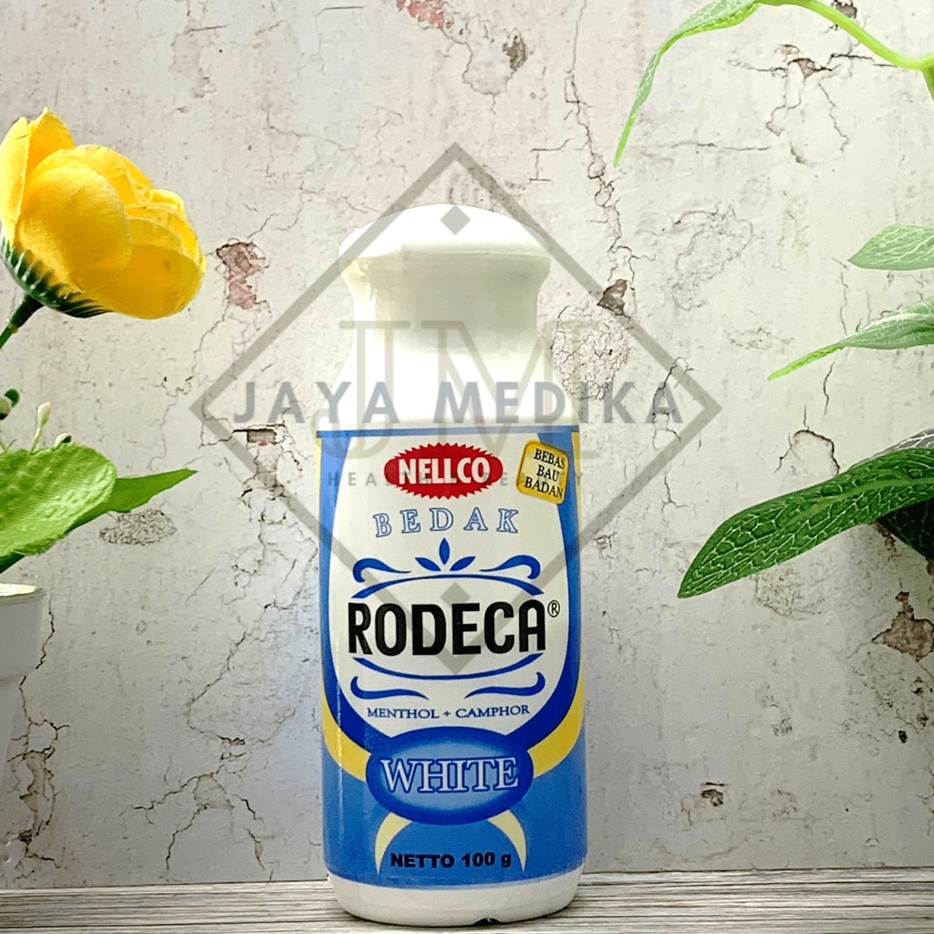 Nellco Bedak Rodeca Menthol + Camphor White 100 Gram