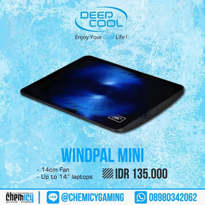 Deep Cool Windpal Mini Cooling Pad / Fan Laptop