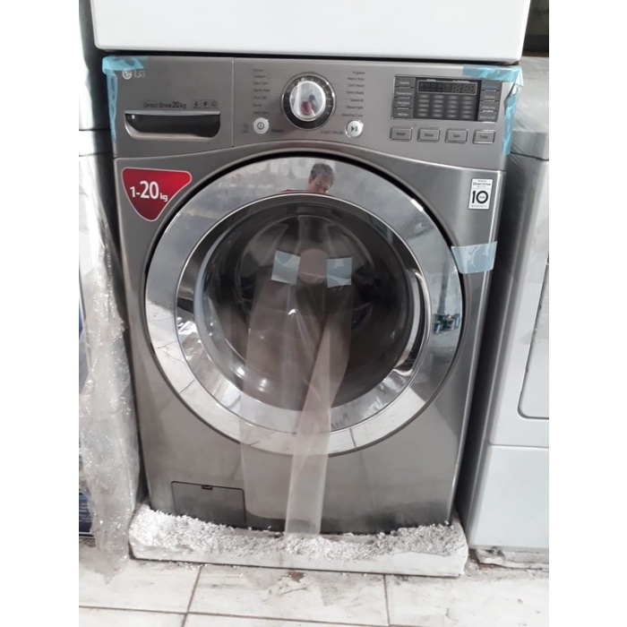 MESIN CUCI LG 2OKG +DRYER MAYTAQ TUMPUK (COIN)