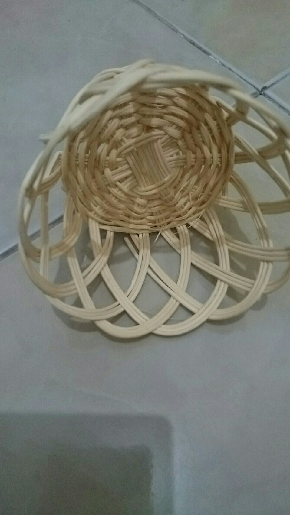 (krj03) Keranjang Permen Rotan D 7 Cm