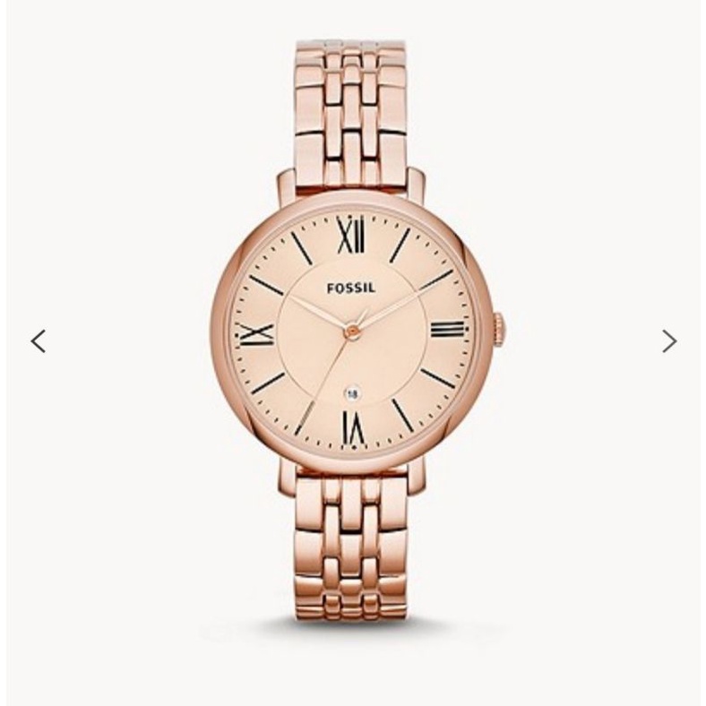 JAM TANGAN WANITA FOSSIL ES3435 ROSE GOLD