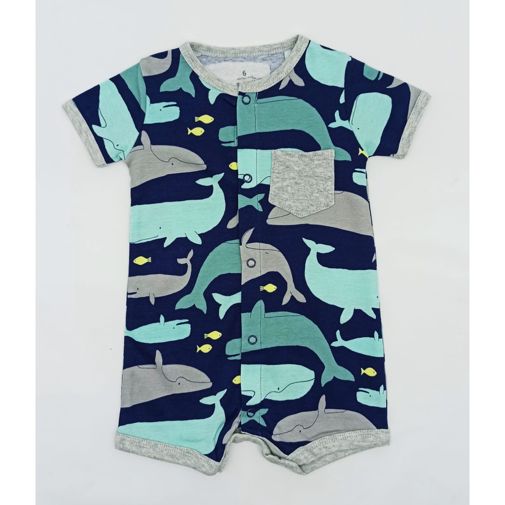 Romper Bayi Laki-laki / Jumper Bayi Laki-laki Import