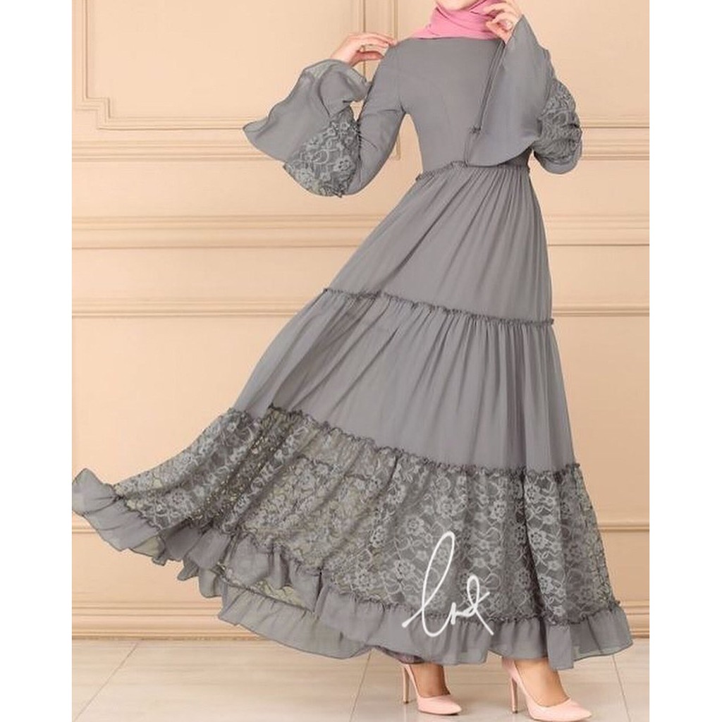 VARIO DRESS/ DRESS BRUKAT/ SERAGAM PERNIKAHAN/ PAGER AYU/ PARTY DRESS/ MURAH WANITA