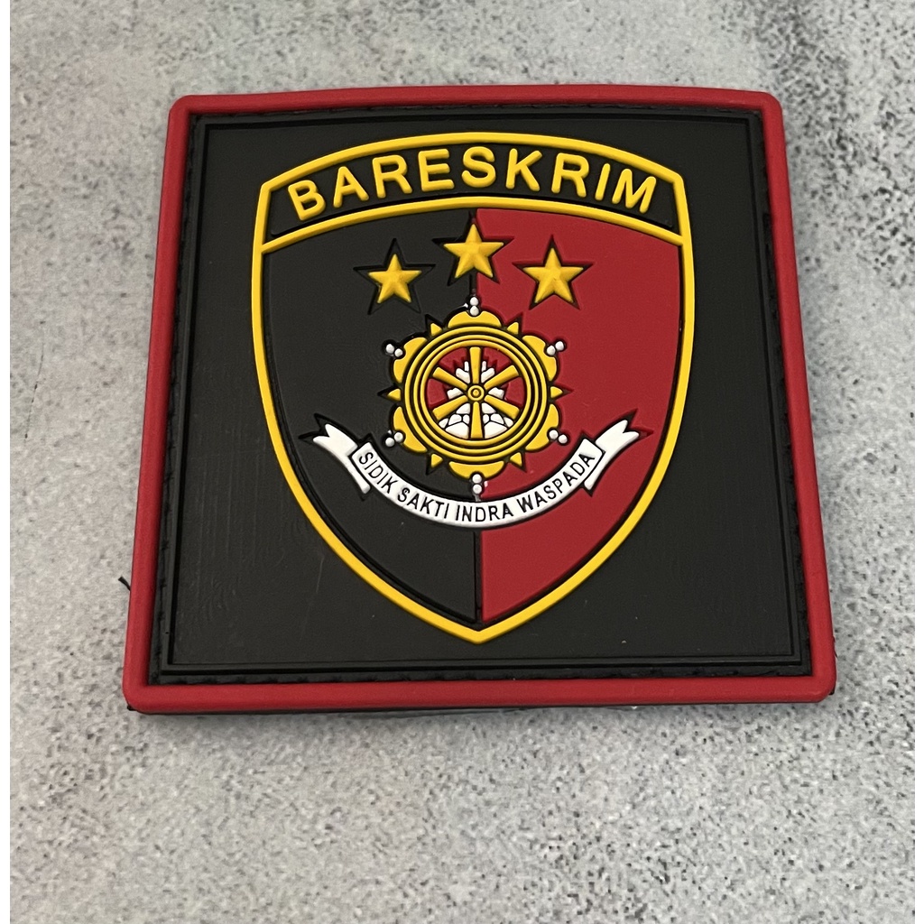 Patch Bareskrim (Kotak) - Patch Velcro Bareskrim - Prepetan