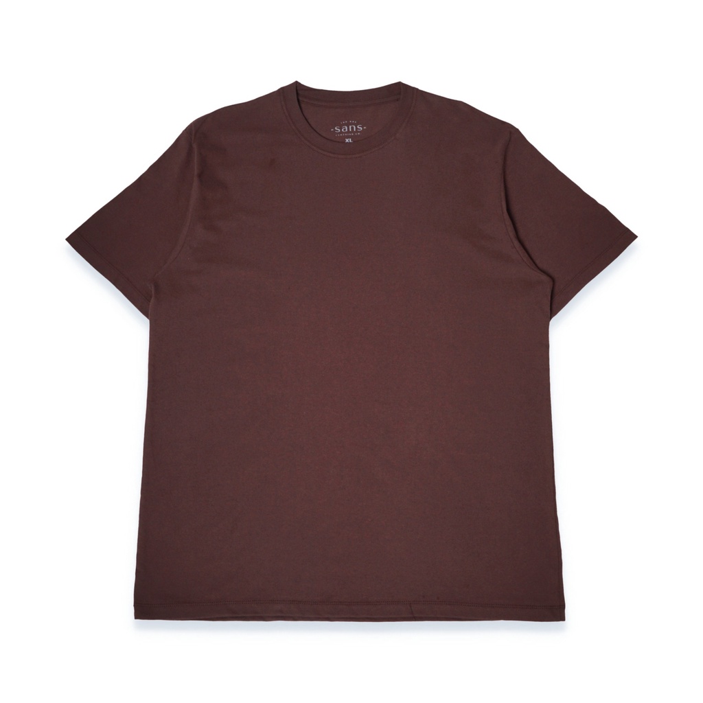 SANVANINA Kaos Polos Pendek Choco | Basic T-Shirt Choco T-01F