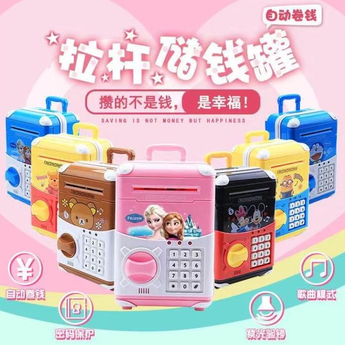 Mainan Anak Celengan Anak Mini ATM Karakter