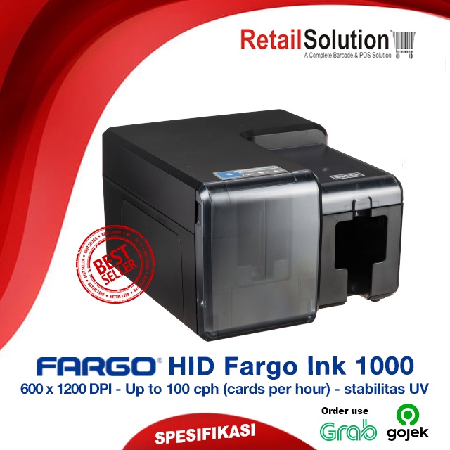 Printer ID Card InkJet - Fargo INK1000 / INK-1000 / INK 1000 Single