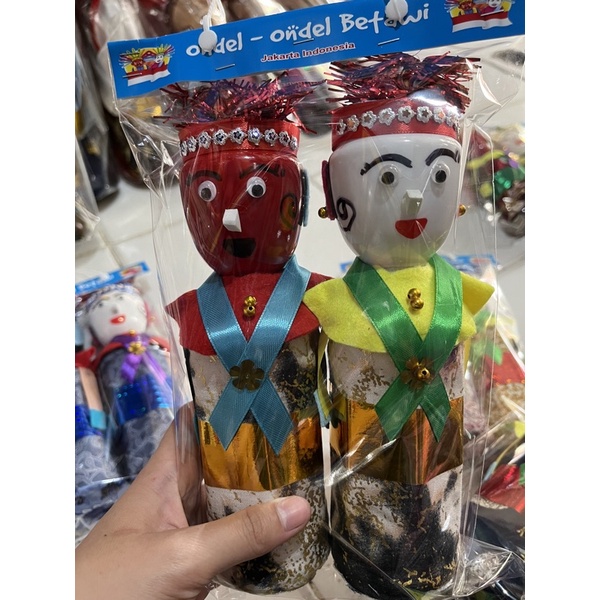 Ondel-Ondel isi 2pcs (Sepasang) dari botol atau kok