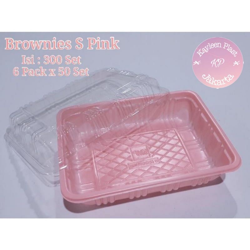 Mika brownies S / Kotak brownies/ Bento box @10 pcs