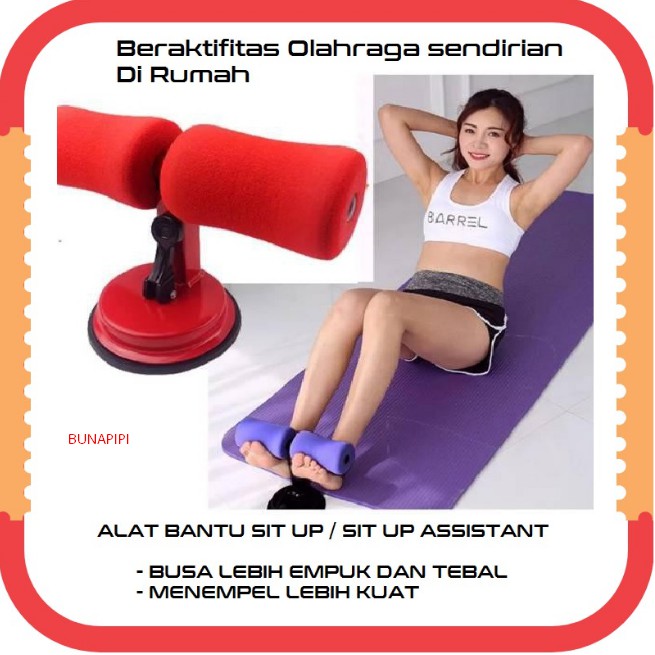 Alat Sit Up / Alat Bantu Sit Up / Alat Olahraga / Alat Pengecil Perut / Alat Bantu Sit Up Portable