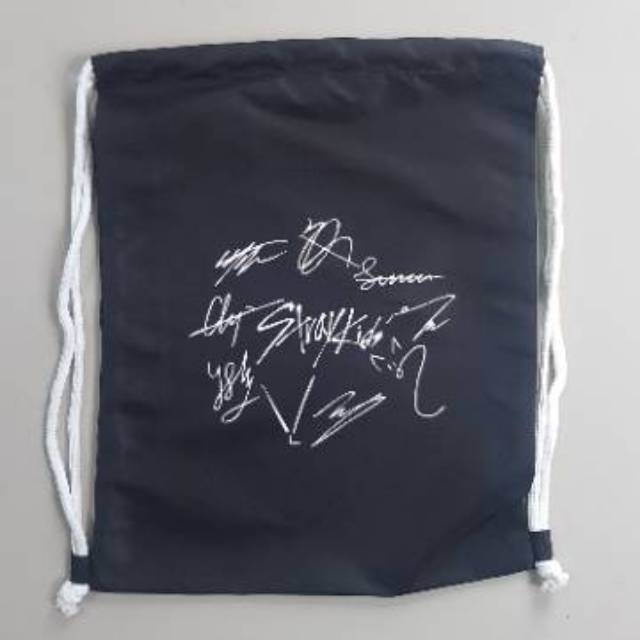 stray kids tas serut ransel string bag kpop signature