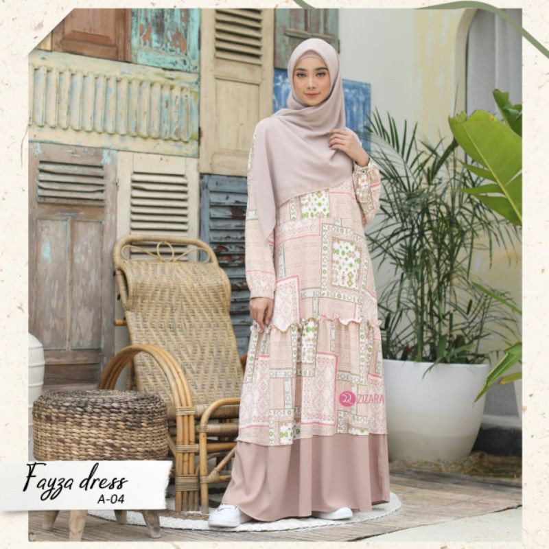 Fayza Dress By Zizara | Gamis Zizara | Gamis Kondangan | Baju Muslim Syari | Zizara Official