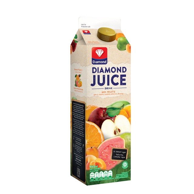 

DIAMOND JUICE MIX FRUITS UNSWEET 946 ML - Jus Buah Campuran