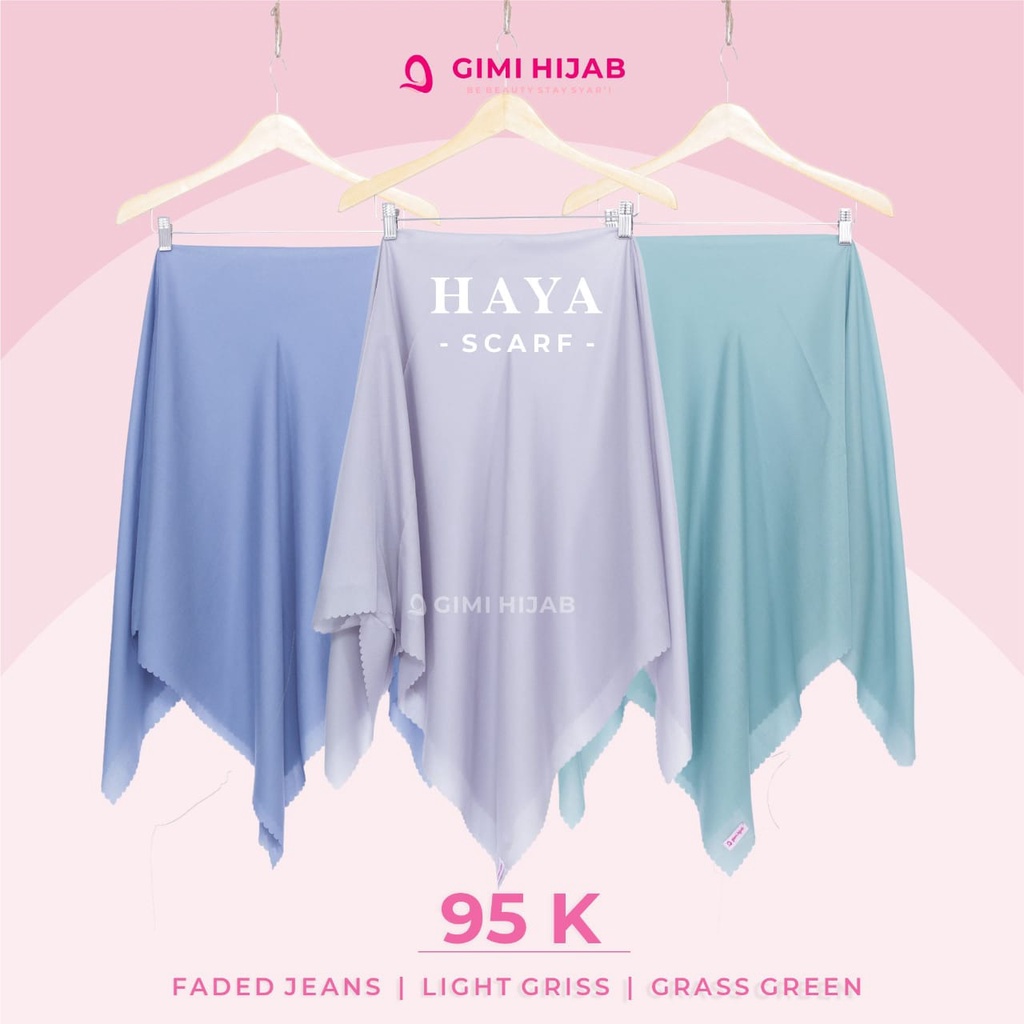 Haya Scarf Hijab Segi empat