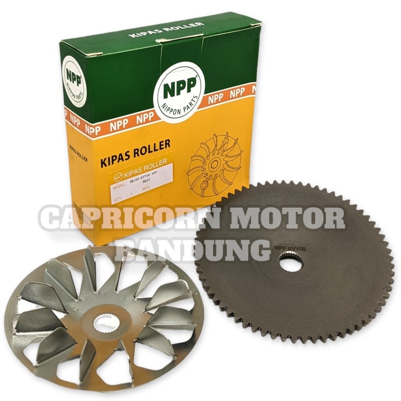 KIPAS RUMAH ROLLER SET GIGI BEAT SCOOPY SPACY KARBU NPP