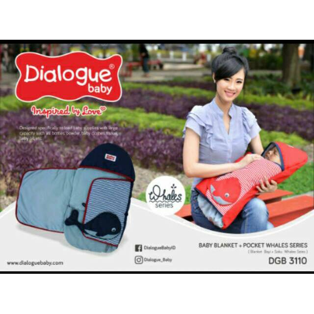 DIALOGUE DGB3110 Blanket seri Whales