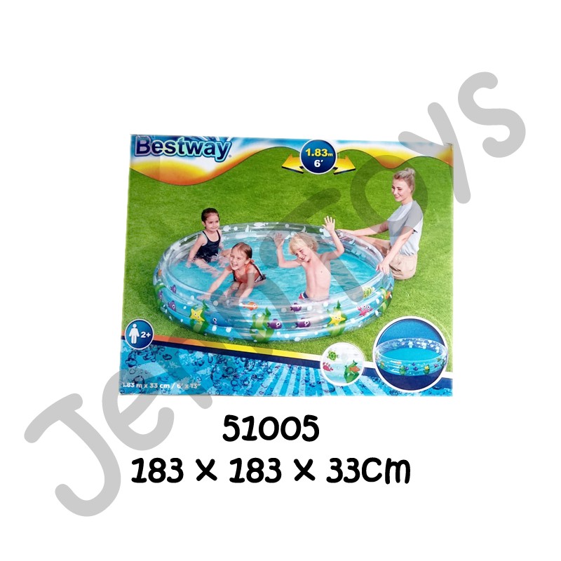 JennToys - Kolam Renang Anak Kolam Mandi Bola Swimming Pool - Bestway Coral Kids Pool 51005 51004